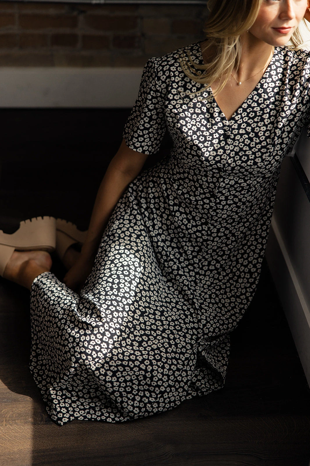 Janeen Floral Button Down Dress 9 Janeen Floral Button Down Dress - Image 7