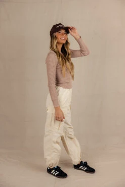 Don’t Stop Me Elastic Waist Cargo Joggers -Arla Fashion 7W4A6185 86c98312 ecda 4c05 ae11 b22fa5fb33c2