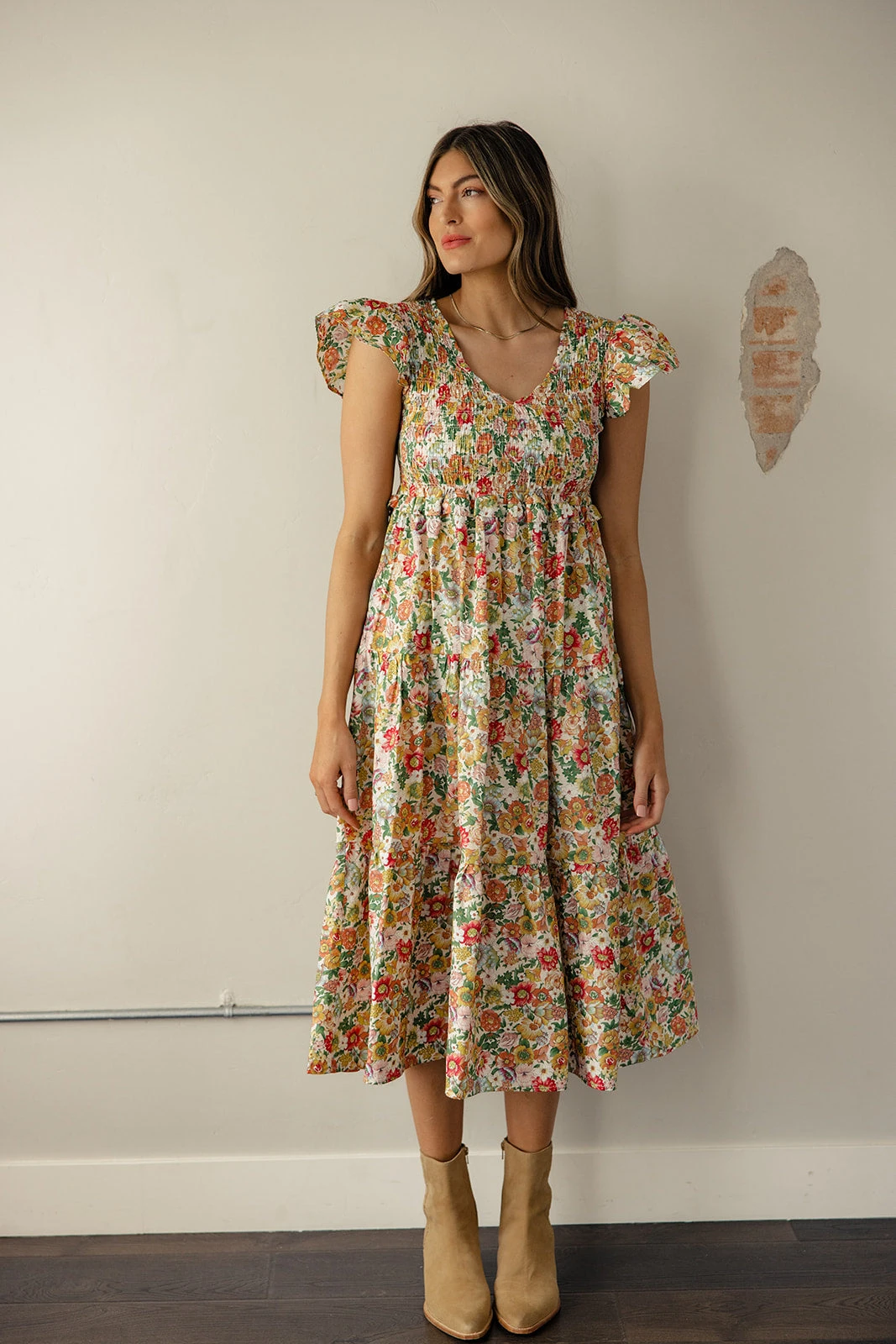 All You Need Is Love Flutter Sleeve Dress 4 All You Need Is Love Flutter Sleeve Dress - Image 2