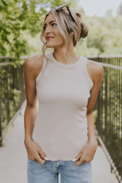 Mad Max Ribbed Tank Top 34 Mad Max Ribbed Tank Top -Arla Fashion 7W4A6226