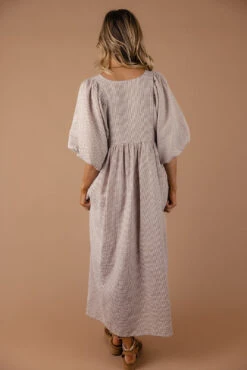 Read Your Mind Gingham Puff Sleeve Dress -Arla Fashion 7W4A6470