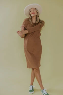 Wynonna Waffle Knit MOM Dress -Arla Fashion 7W4A6489 6ab0411b 586d 4ffa a422 d43dd99a821d