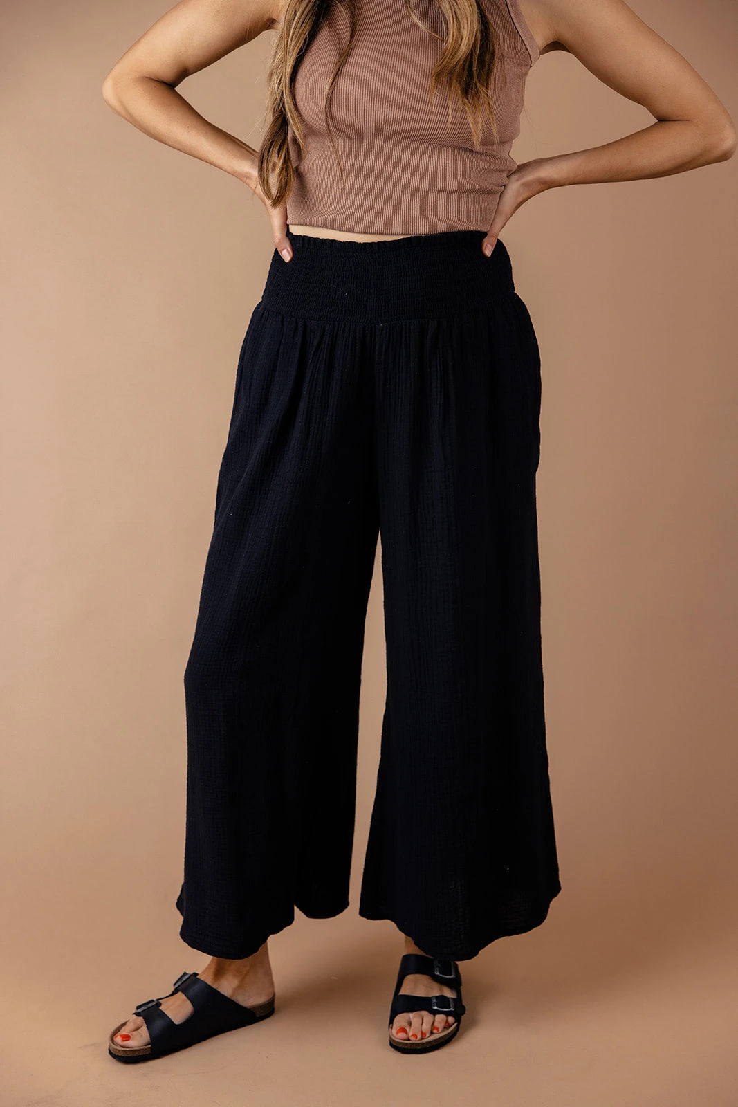 Someday Soon Smocked Pants 9 Someday Soon Smocked Pants - Image 7