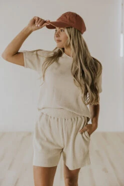 The Peggy Ribbed Shorts -Arla Fashion 7W4A6518 c3e383ce 571c 4d8d b48c 297f1a8a32a5