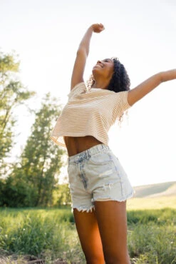 Camp Rock Stripe Tee -Arla Fashion 7W4A6716