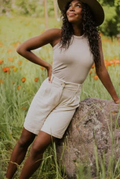 Miss Patty’s Pleated Shorts -Arla Fashion 7W4A6789