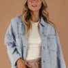 Indy Washed Denim Jacket -Arla Fashion 7W4A7055