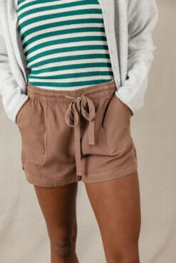 Be Cool Bodhi Tie Waist Shorts -Arla Fashion 7W4A7106