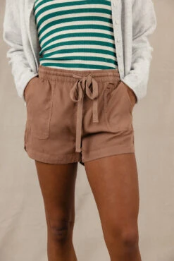 Be Cool Bodhi Tie Waist Shorts