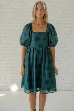 Hope Will Overcome Puff Sleeve Dress -Arla Fashion 7W4A8799