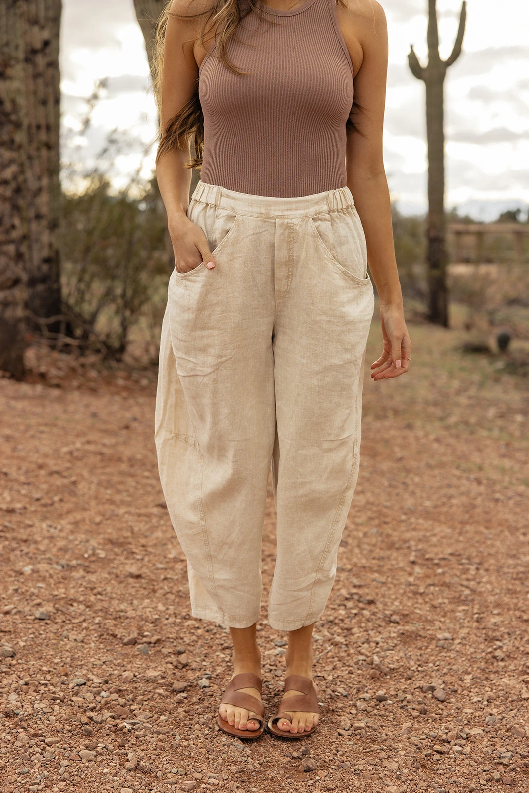 Free People High Road Pull On Barrel Pants 7 Free People High Road Pull On Barrel Pants - Image 5
