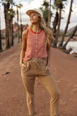 Riley Button Tank -Arla Fashion 7W4A9191