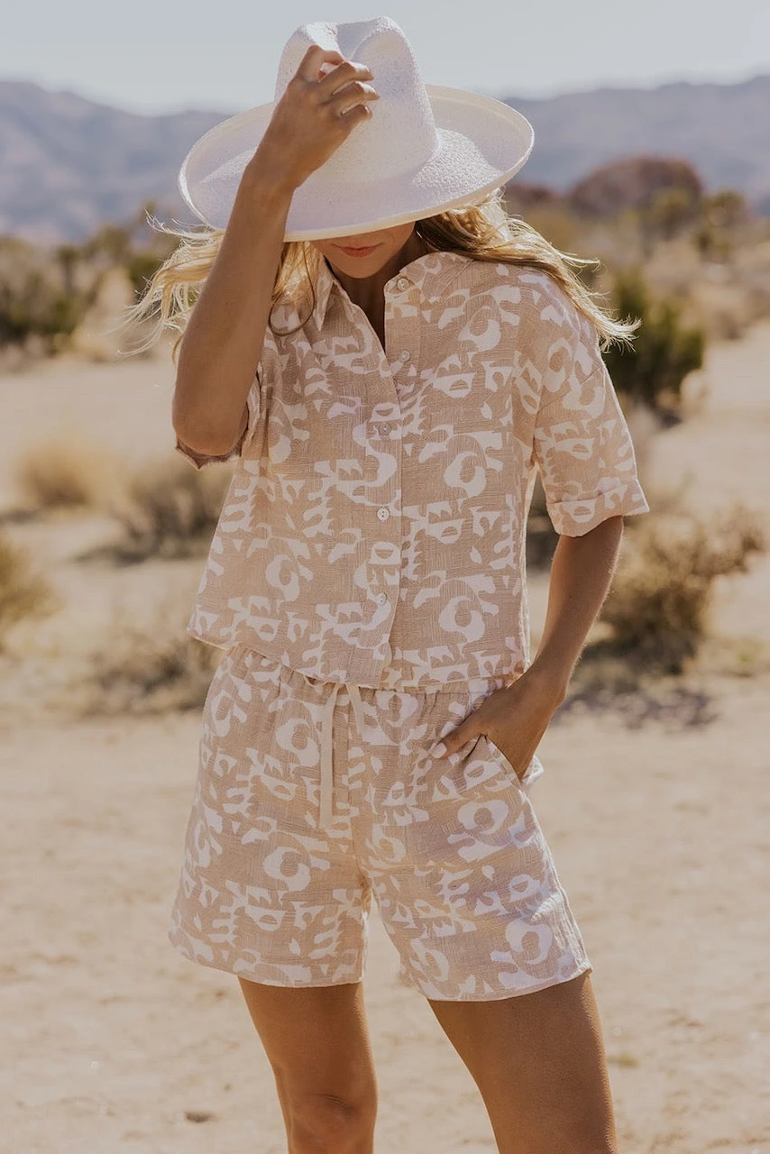 The Kiara Tie Waist Shorts 6 The Kiara Tie Waist Shorts - Image 4