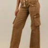 Colton High Rise Cargo Straight Pants -Arla Fashion 7W4A9576