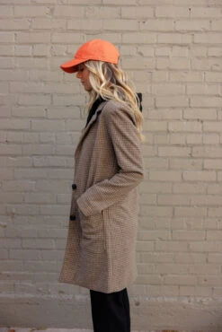 Be Cool Midnight Train Houndstooth Coat -Arla Fashion 7W4A9829