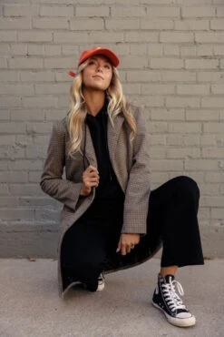 Be Cool Midnight Train Houndstooth Coat -Arla Fashion 7W4A9842 43fba394 9921 41c0 8794 2dbcc8c9e80c