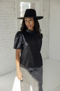 SALT Greenhaven Puff Sleeve Top -Arla Fashion 7W4A9886 23d5aaa6 b114 4ff8 b891 e3fbc764109a