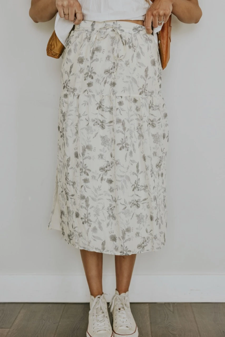 SALT Brookhaven Side Slit Tiered Skirt 7 SALT Brookhaven Side Slit Tiered Skirt - Image 5