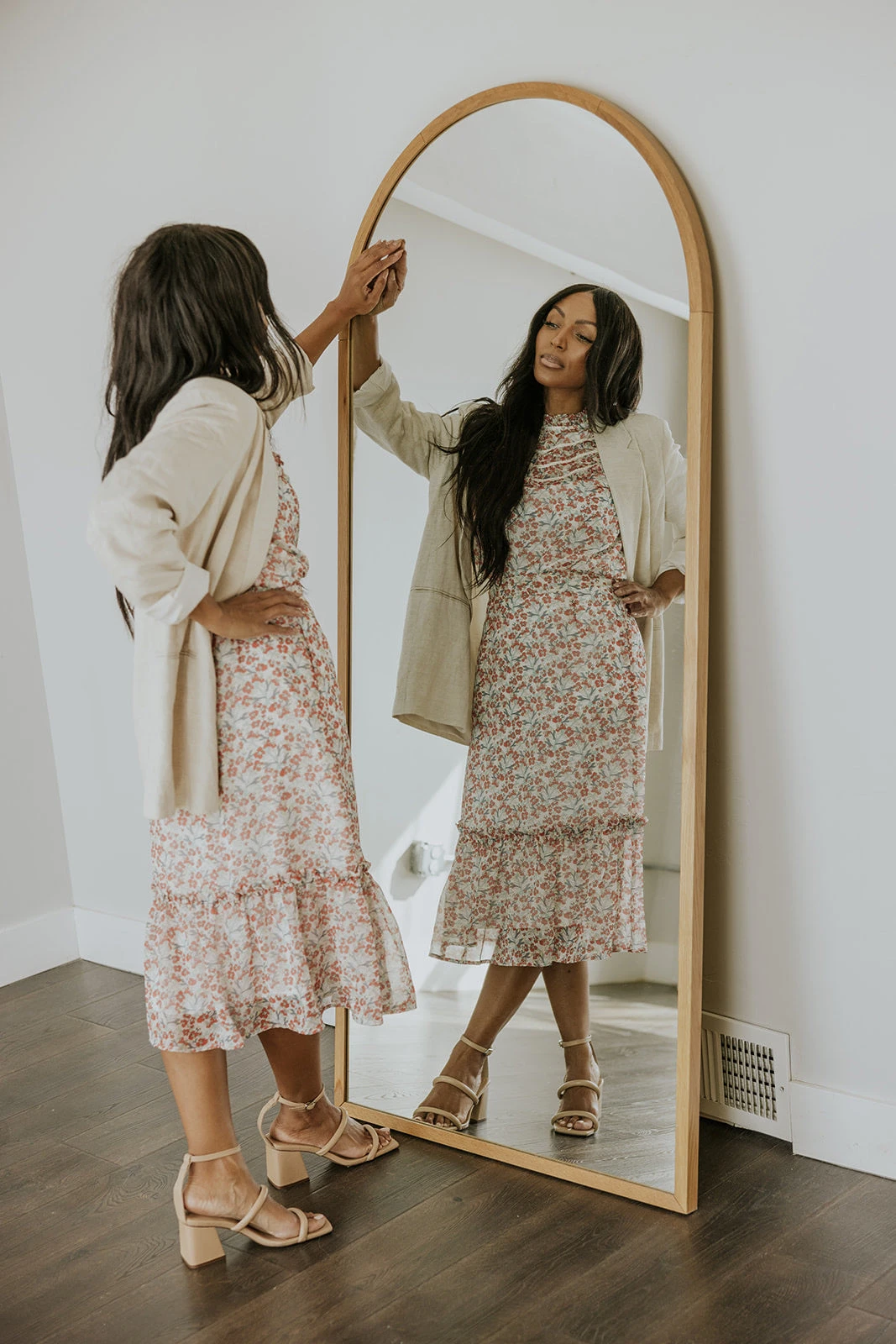 SALT Cressida Floral Ruffle Skirt 3 SALT Cressida Floral Ruffle Skirt