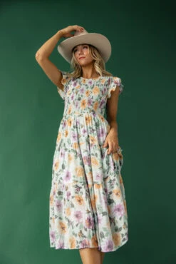 Through The Garden Gate Smocked Dress