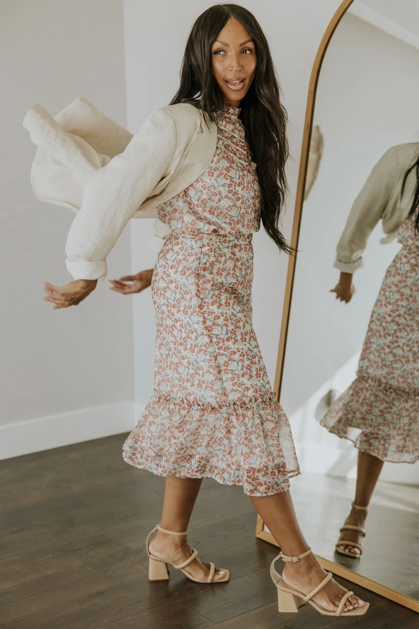 SALT Cressida Floral Ruffle Skirt 18 SALT Cressida Floral Ruffle Skirt - Image 16