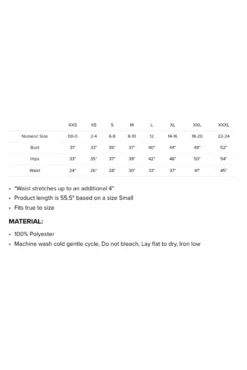 Taylor Jane Wrap Maxi -Arla Fashion SizeChart 4eef7110 d9fc 473a 89fa 750c39e987f8